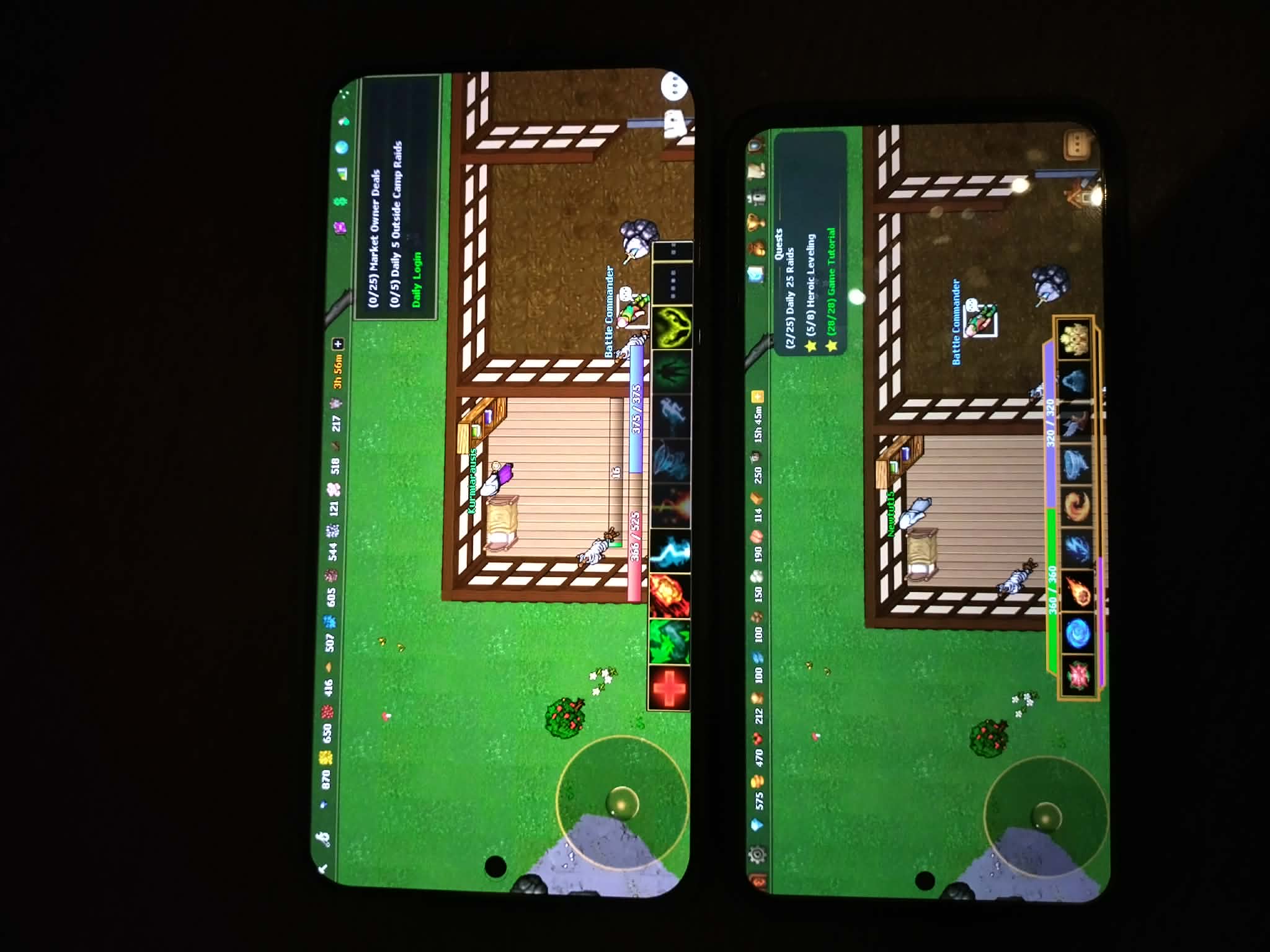 New game interface